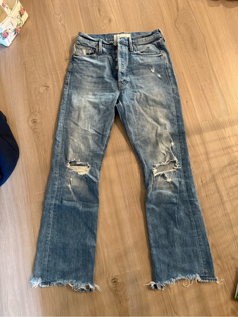 MOTHER Light Blue Denim Jeans